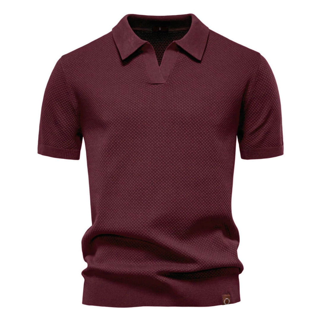 Stian™ – Premium V-hals Piqueskjorte