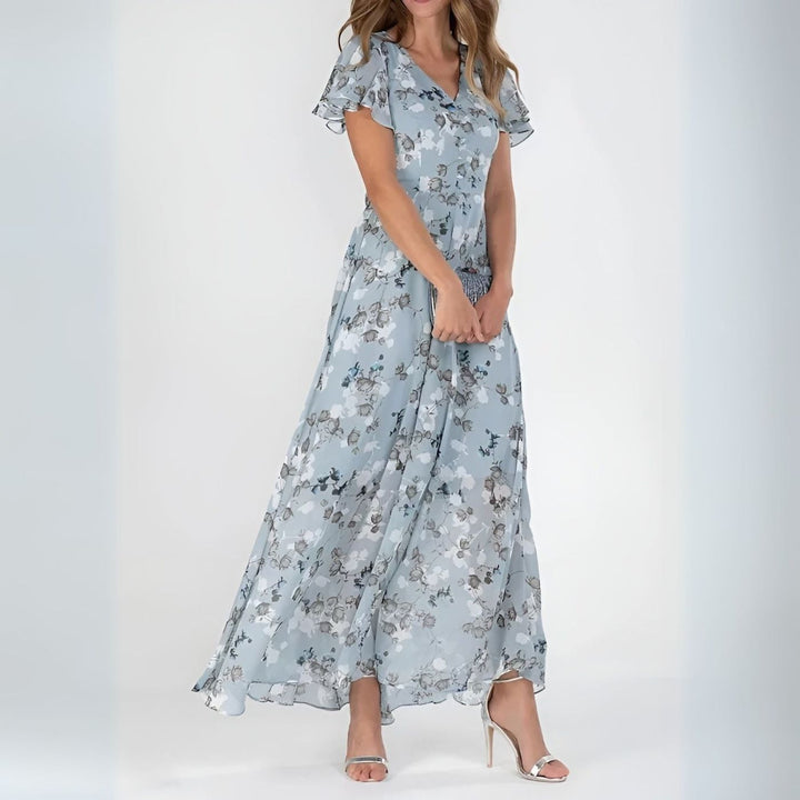 Stine™ – Elegant Flytende Maxikjole