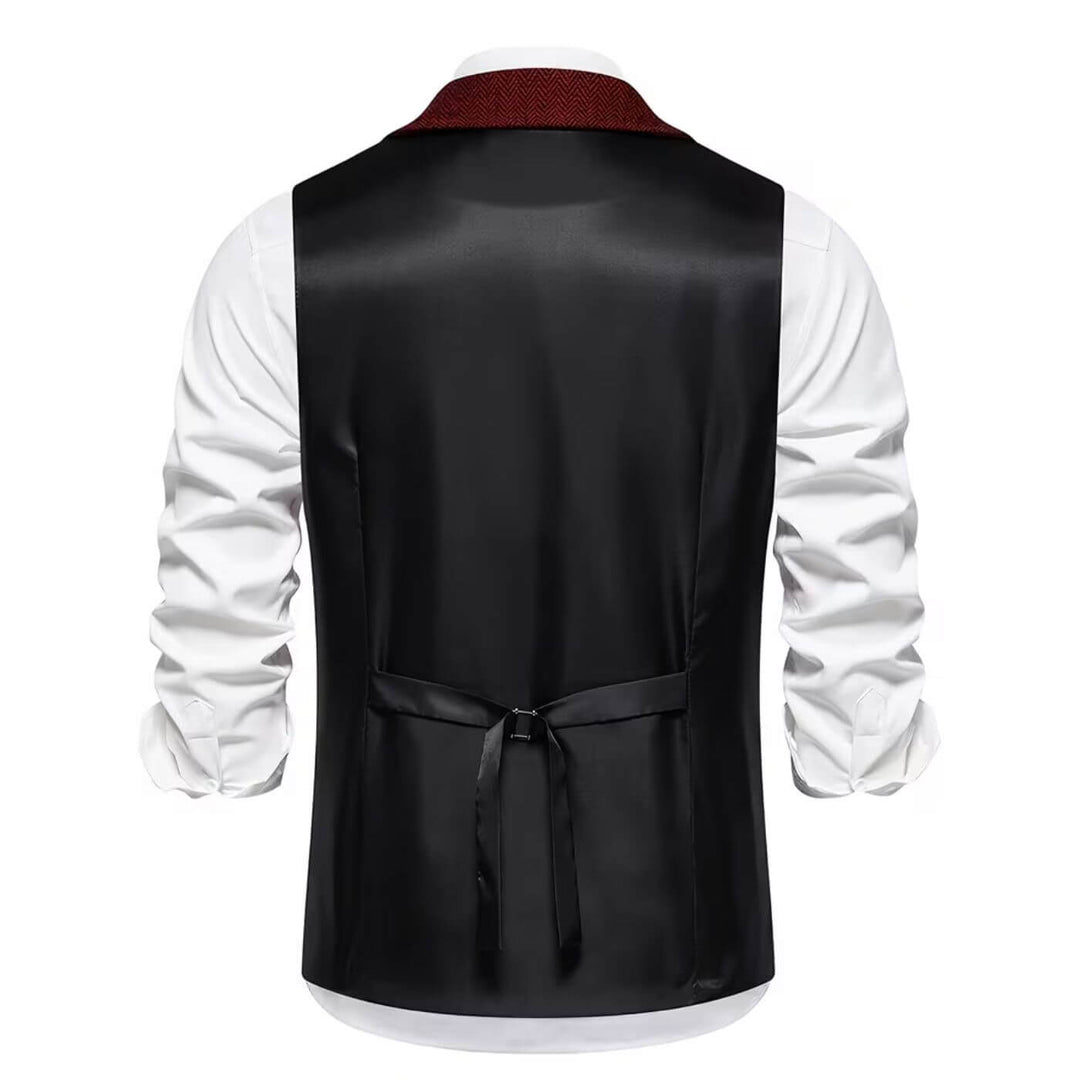Sverre™ – Elegant Enkeltspent Vest med Slag