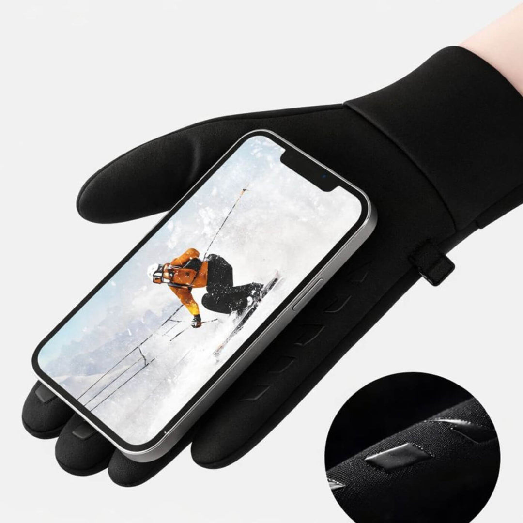 ThermaGrip™ – Vanntette Vinterhansker med Antiskli