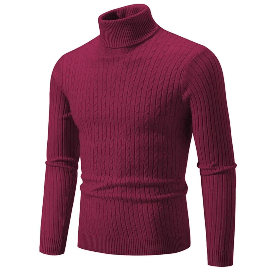Thomas™ - Behagelig Slim Fit Høyhalset Genser (1+1 GRATIS)