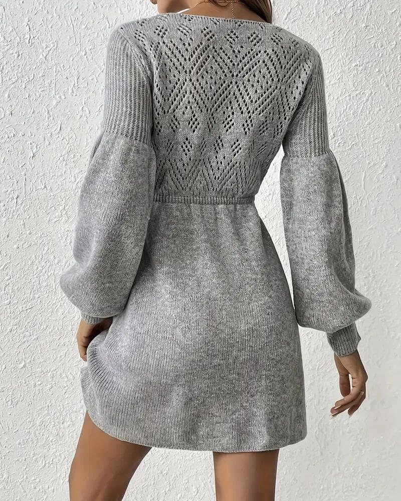 Tuva™ - Stilig Langermet Kjole