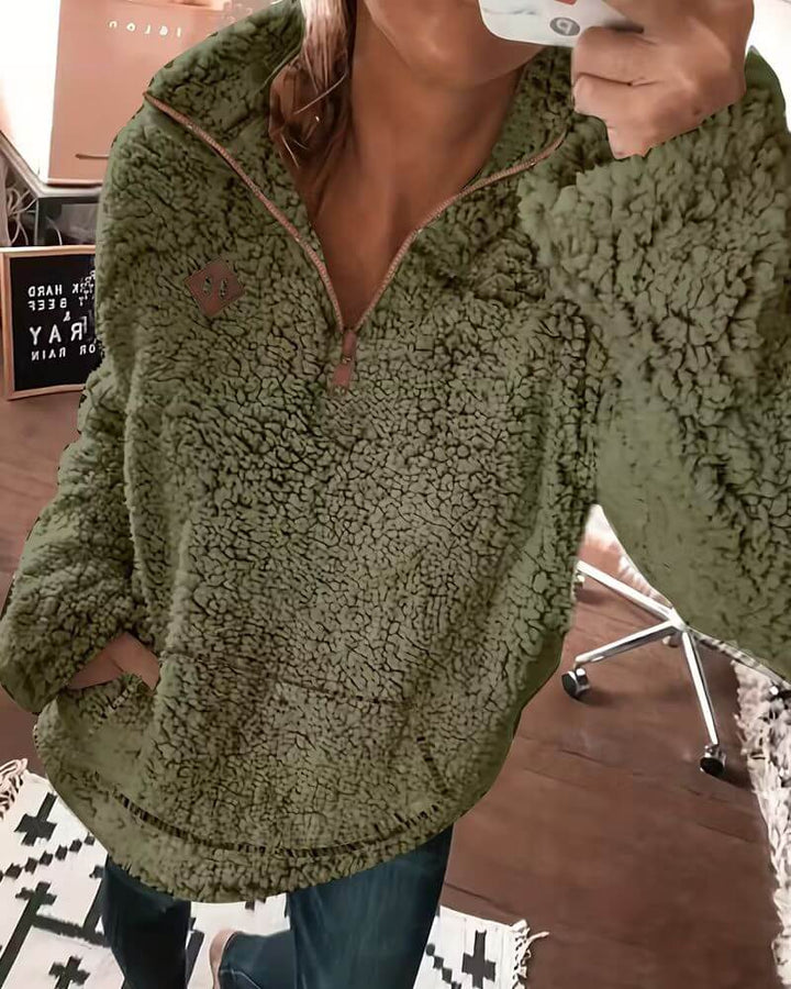 Tuva™ – Varm fleece zip-up genser