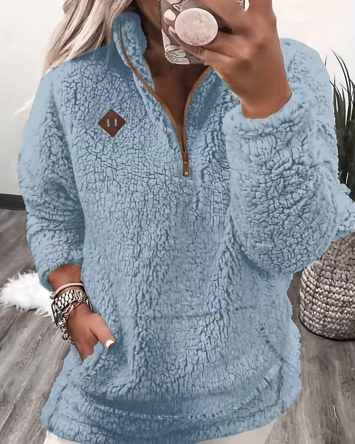 Tuva™ – Varm fleece zip-up genser