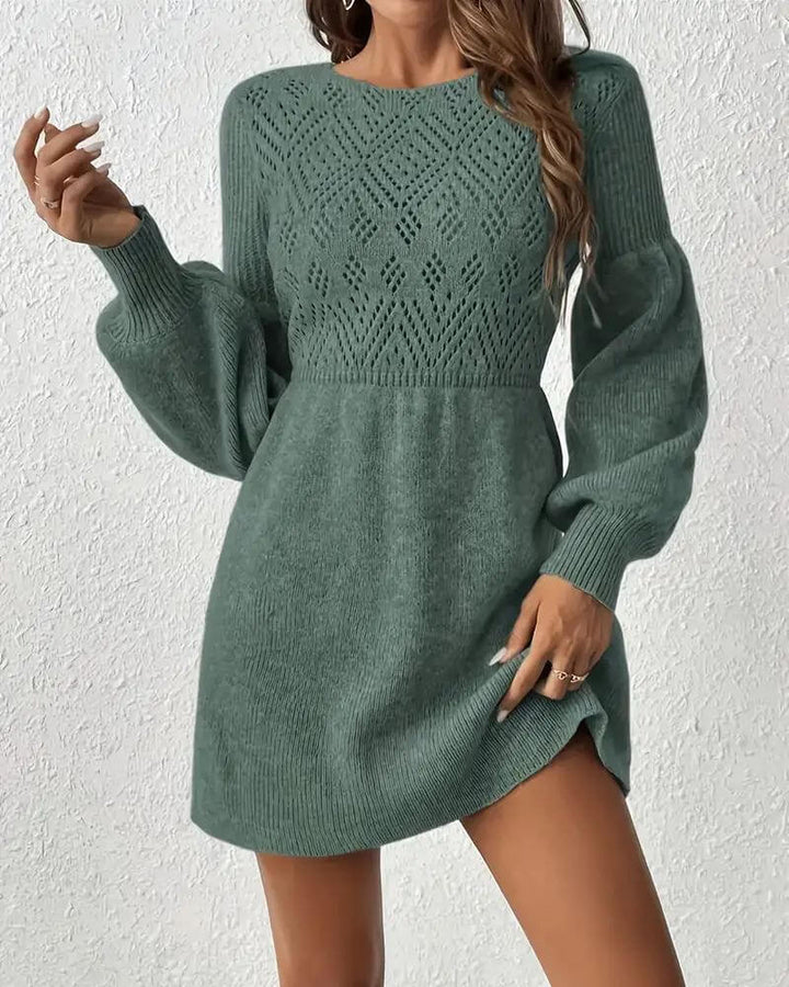 Tuva™ - Stilig Langermet Kjole