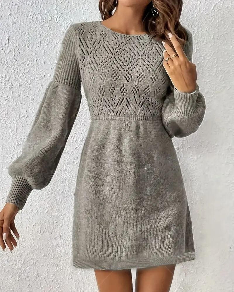 Tuva™ - Stilig Langermet Kjole