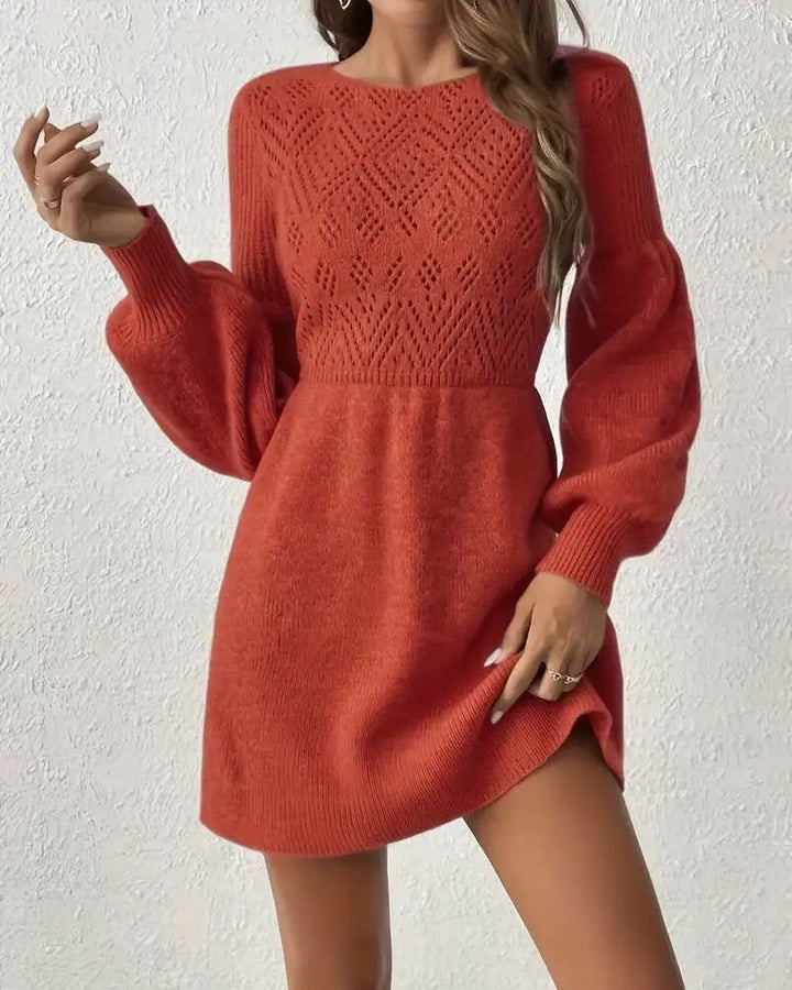 Tuva™ - Stilig Langermet Kjole