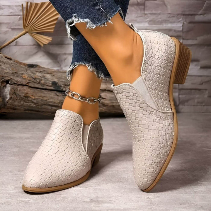 Victoria™ - Ortopediske Oxford Sko i Skinn