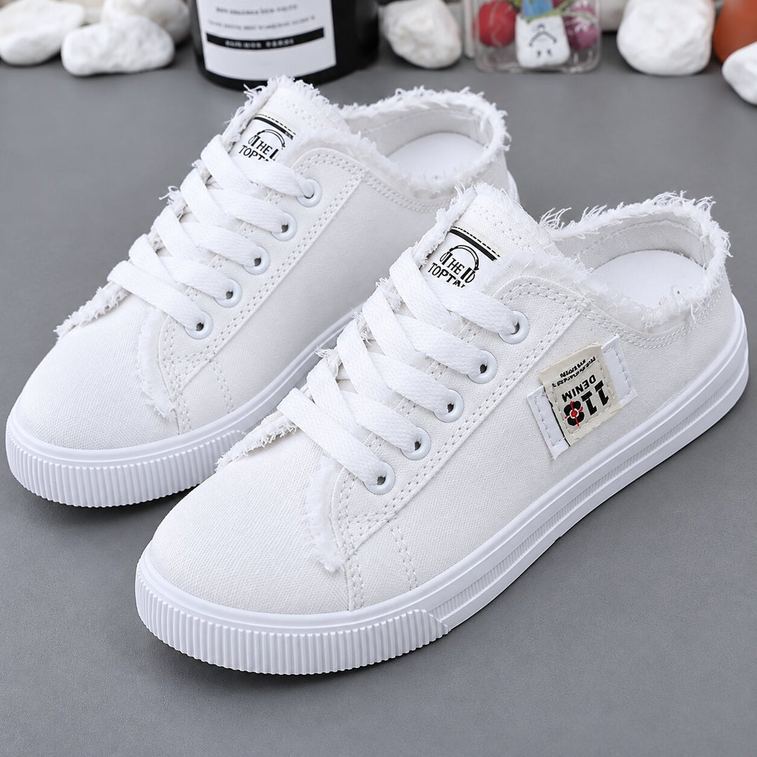 Karin™ – Slitt Snortopp Slip-On Mule Sneakers