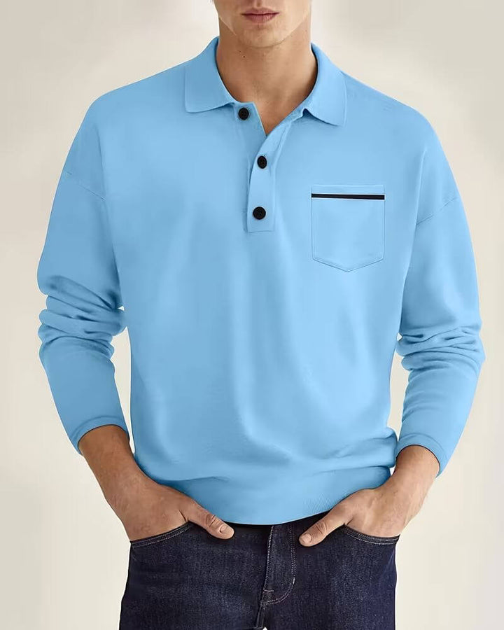 William™ – Elegant langermet skjorte med knapper