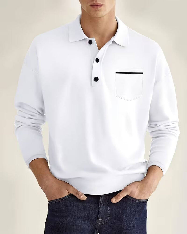 William™ – Elegant langermet skjorte med knapper