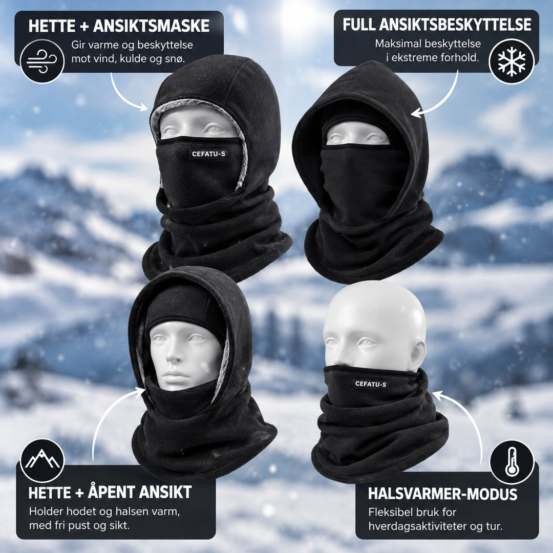 ThermoShield™ – Vindbestandig Termisk 3-i-1 Balaklava