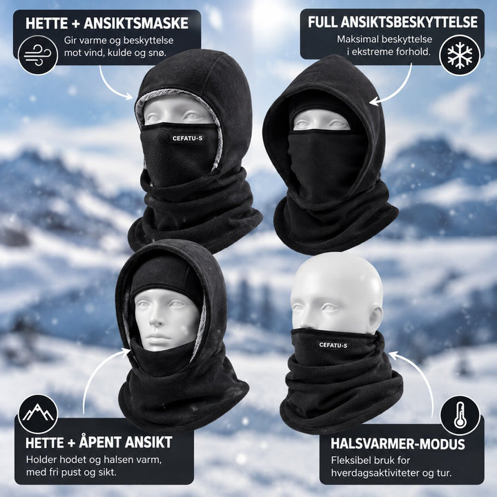 ThermoShield™ – Vindbestandig Termisk 3-i-1 Balaklava