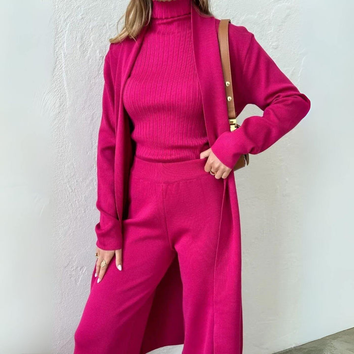 Yasmin™ – Minimalistisk Tredelt Strikkesett
