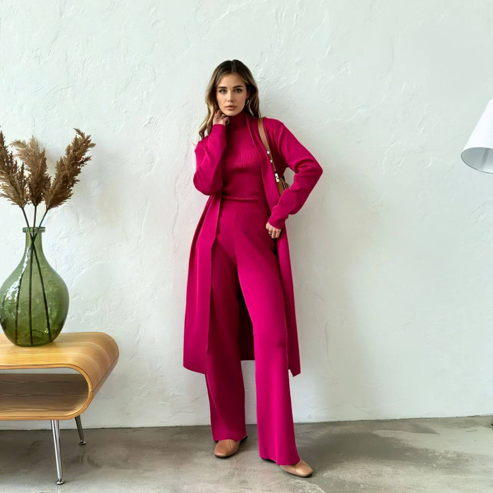 Yasmin™ – Minimalistisk Tredelt Strikkesett