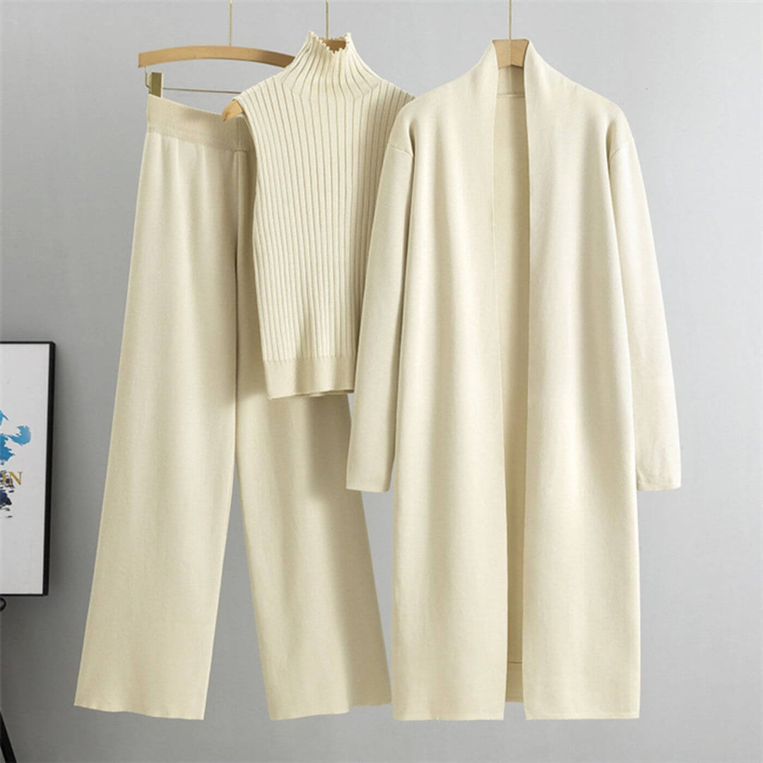 Yasmin™ – Minimalistisk Tredelt Strikkesett