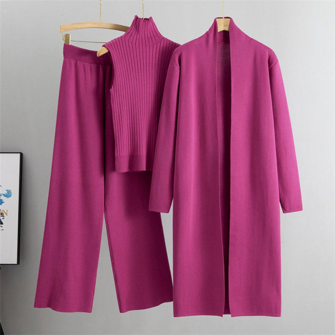 Yasmin™ – Minimalistisk Tredelt Strikkesett