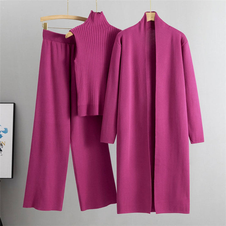 Yasmin™ – Minimalistisk Tredelt Strikkesett