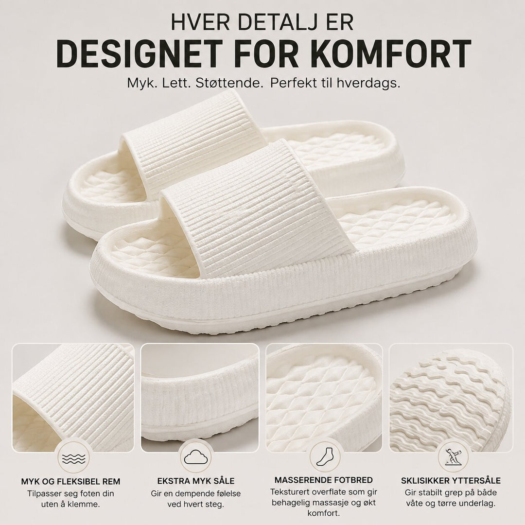 OrthoCloud™ – Polstrede Ortho Støttesandaler