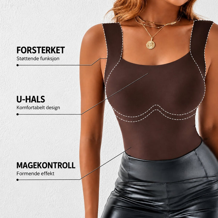 Monica™ – Formende Tank Top med Innsydd Bh