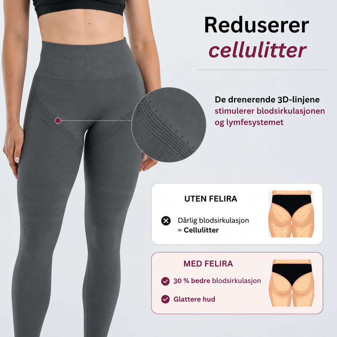 Hanne™ – Korrektive kompresjonsleggings for reduksjon av cellulitter