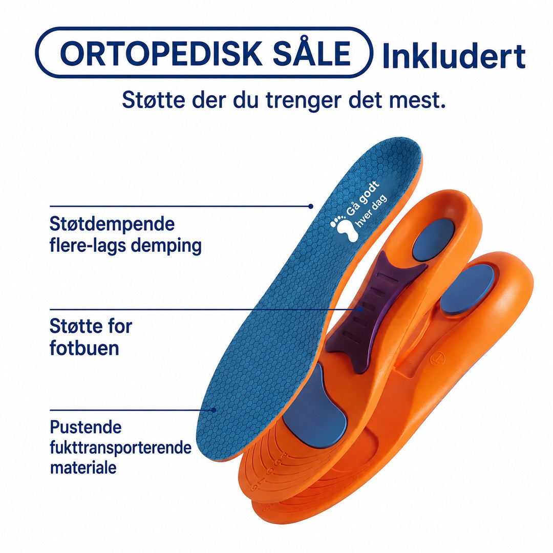 OrthoActive™ – Ortostatisk Bue Støtte Gå Sko Slip-Ons