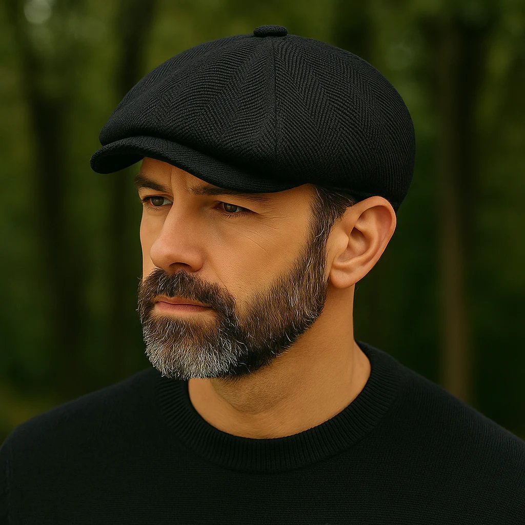Leif™ – Åtte panelers pustende newsboy caps