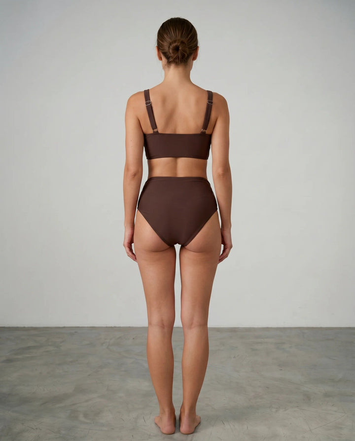 Maya™ – Vri Front Høy Midje Bikini Sett