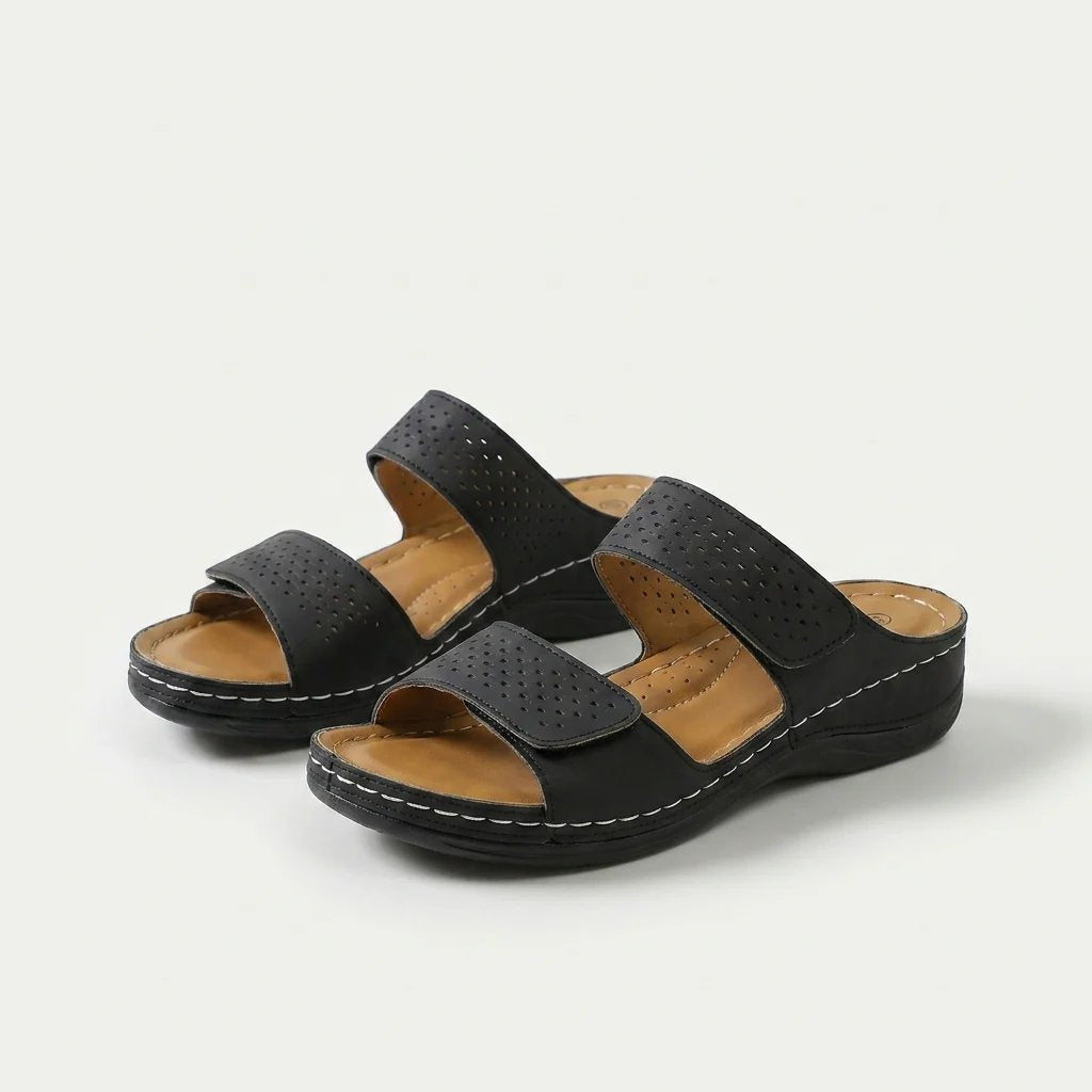 Kira™ – | Ortopedisk Komfort Hælrem Sandal
