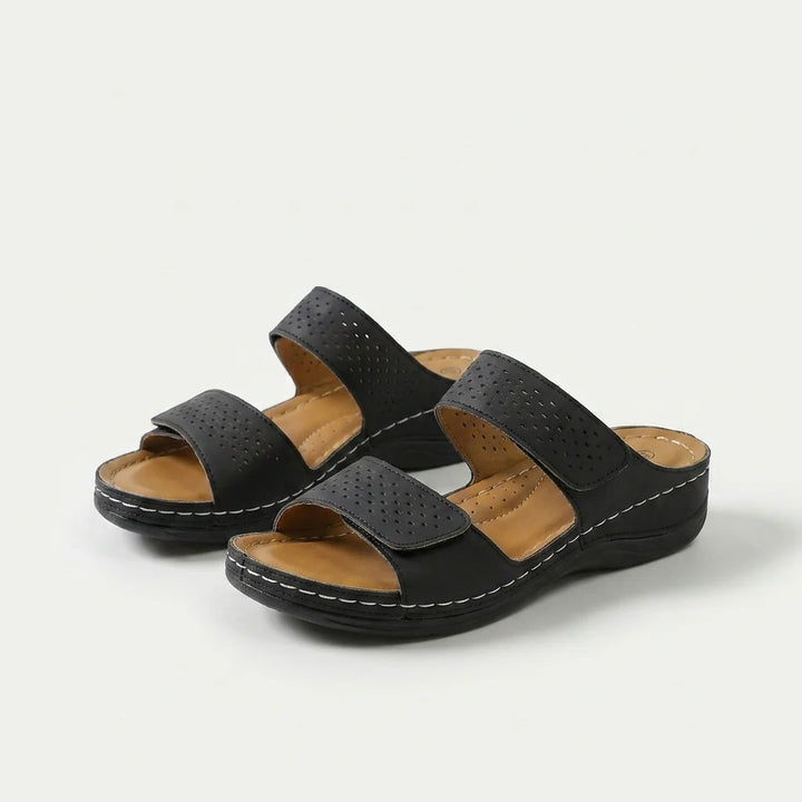 Kira™ – | Ortopedisk Komfort Hælrem Sandal