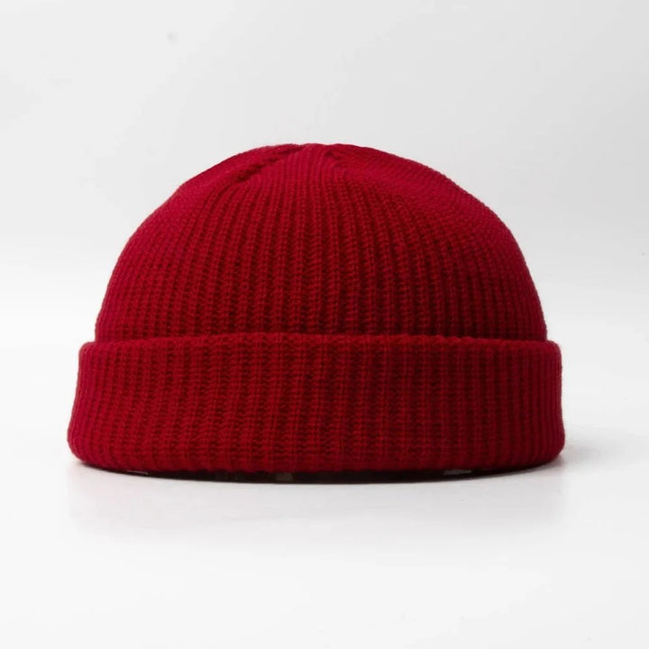 Iver™ – Ribbete Strikket Cuffless Beanie