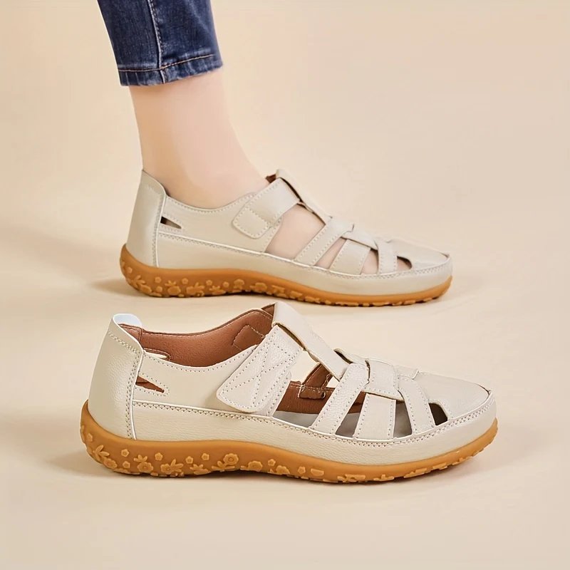 Iselin™ – Sandaler med borrelåslukking for komfortabel gåing