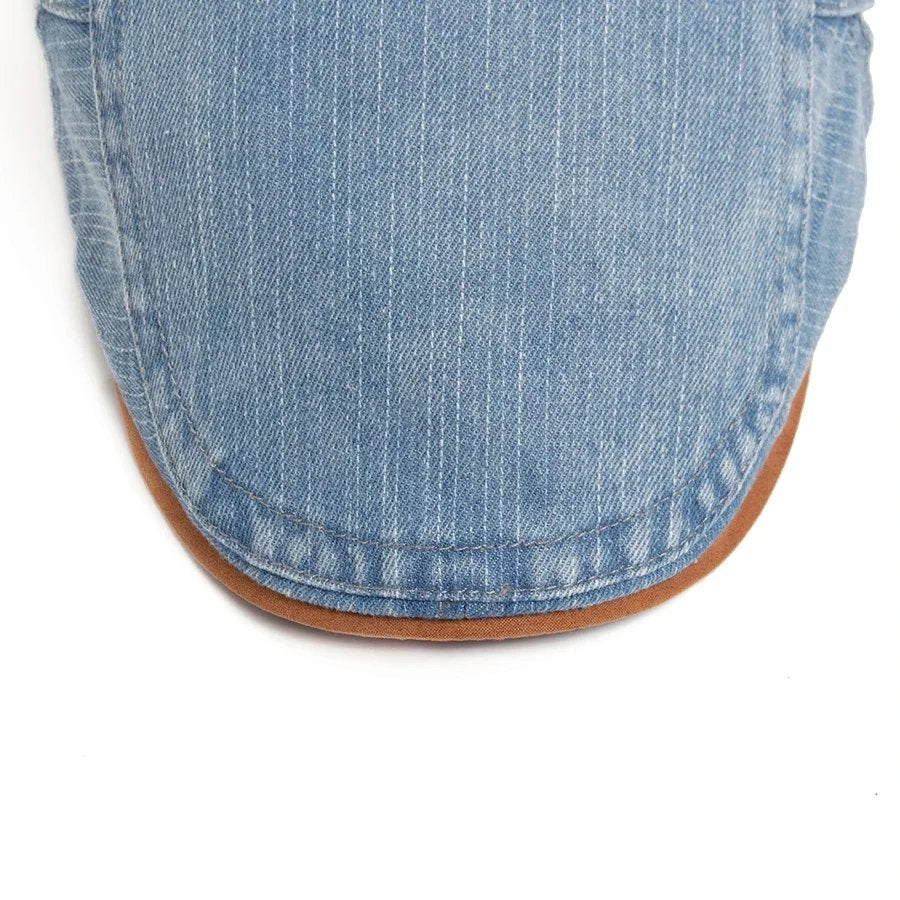 Kåre™ – Premium Denim Flat Cap - Tidløs stil & Daglig komfort