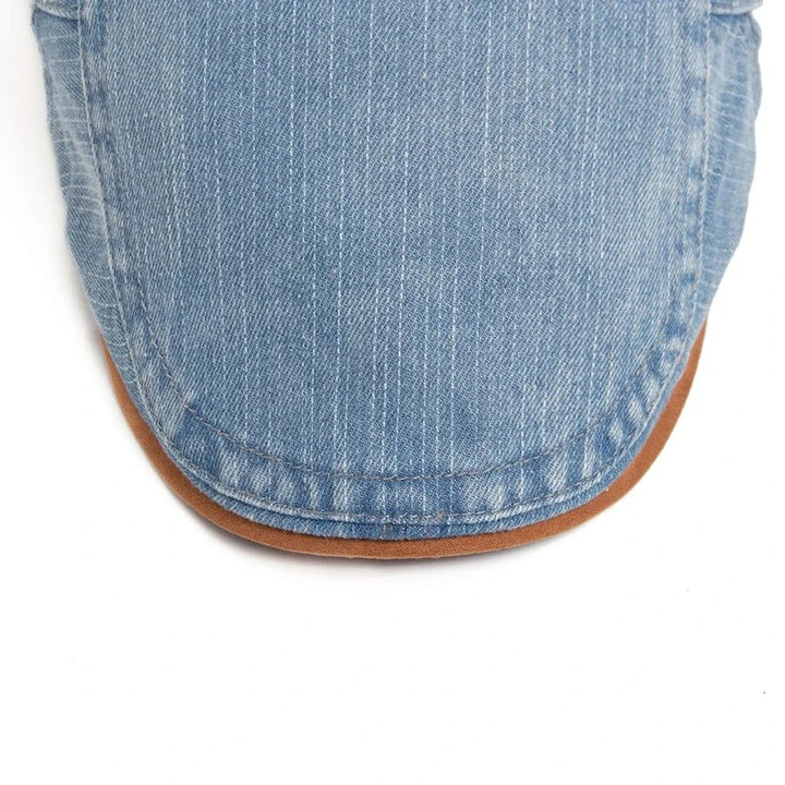 Kåre™ – Premium Denim Flat Cap - Tidløs stil & Daglig komfort