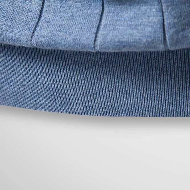 Rafael™ – Ribbete Rundhalset Kortermet Genser Tee