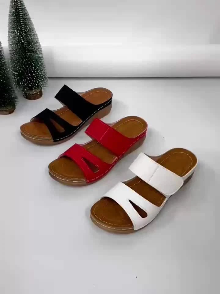 Magda™ – Ergonomiske sandaler med dobbeltrem og plattform