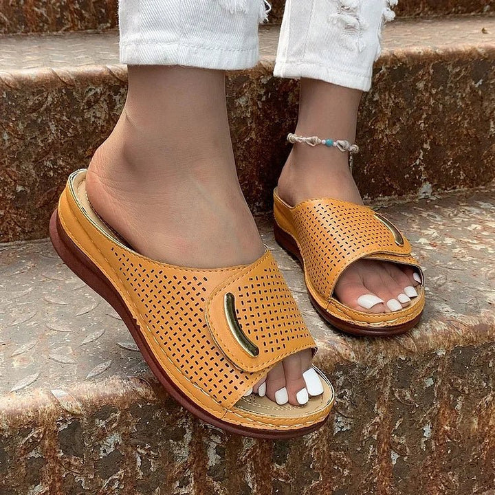 Margaret™ – Perforerte Slip-On Komfort Sandaler