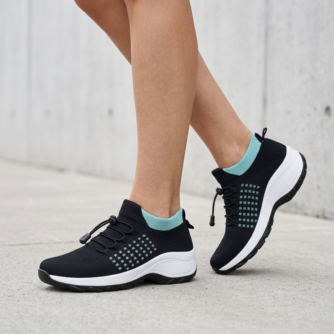 Celine™ – | Polstret Komfort Gå-Sneaker