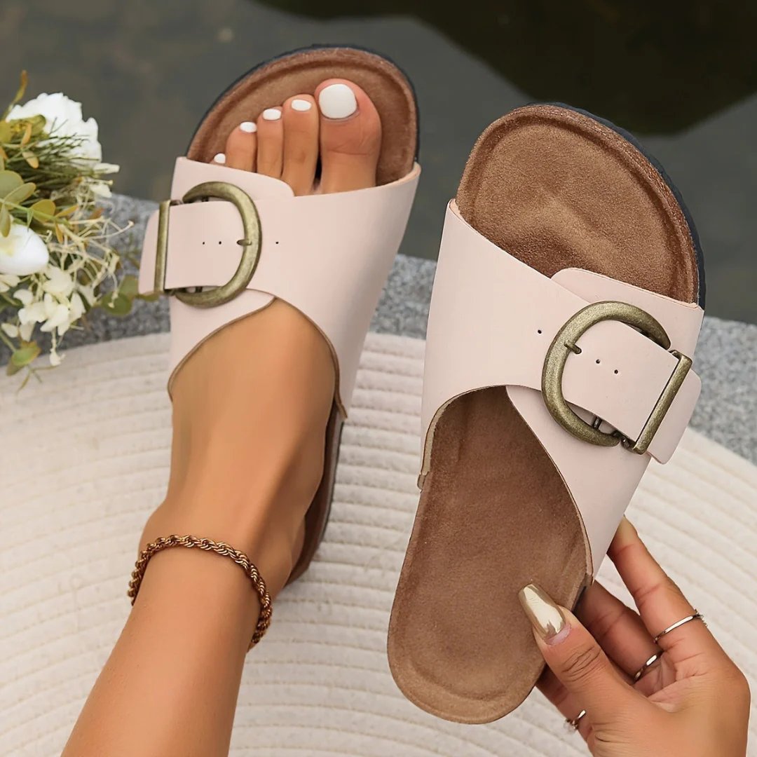 Alba™ – | Sandaler med spenne og fotbed เครดิตฟรี