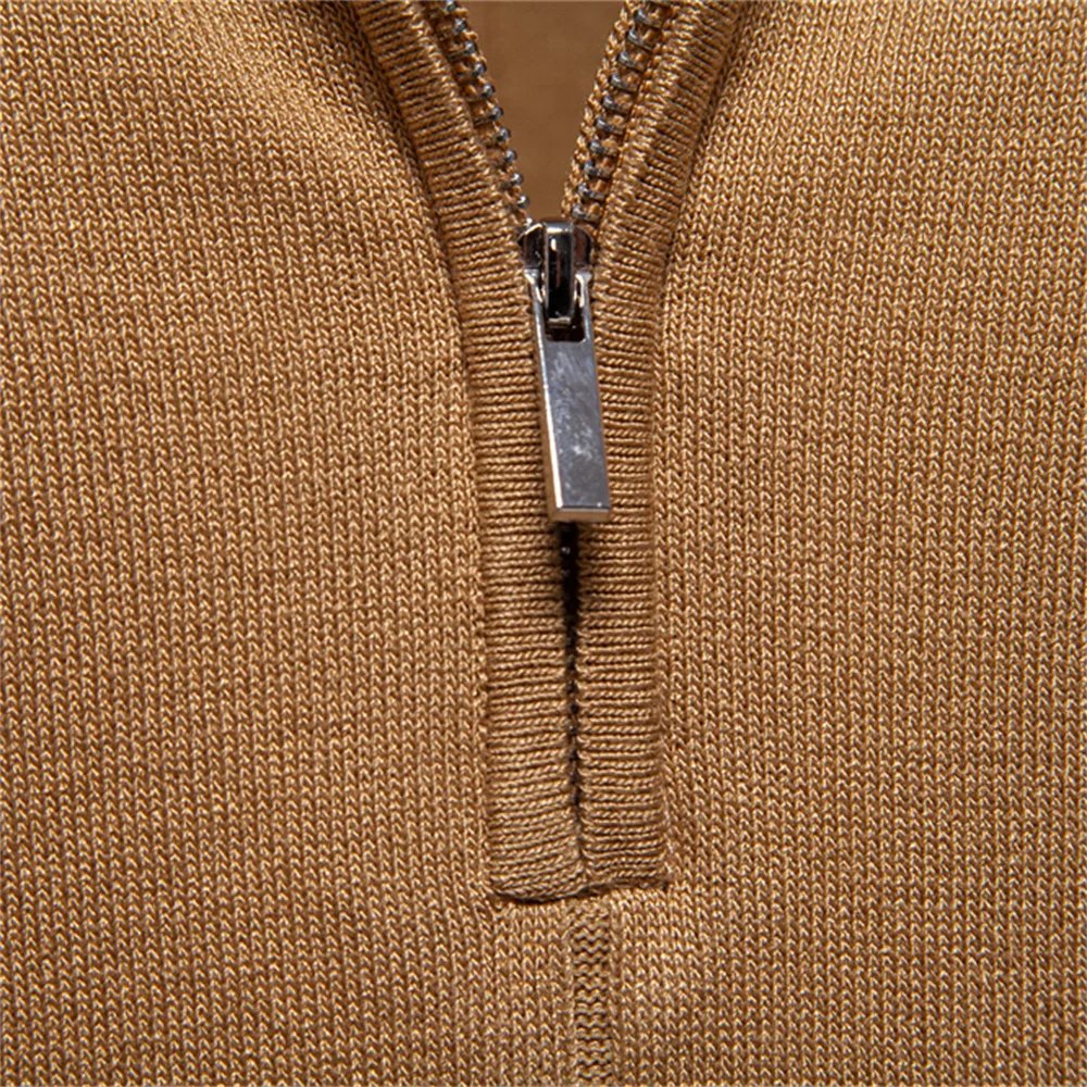 Maxim™ – Ribbete Quarter Zip Polo Shirt