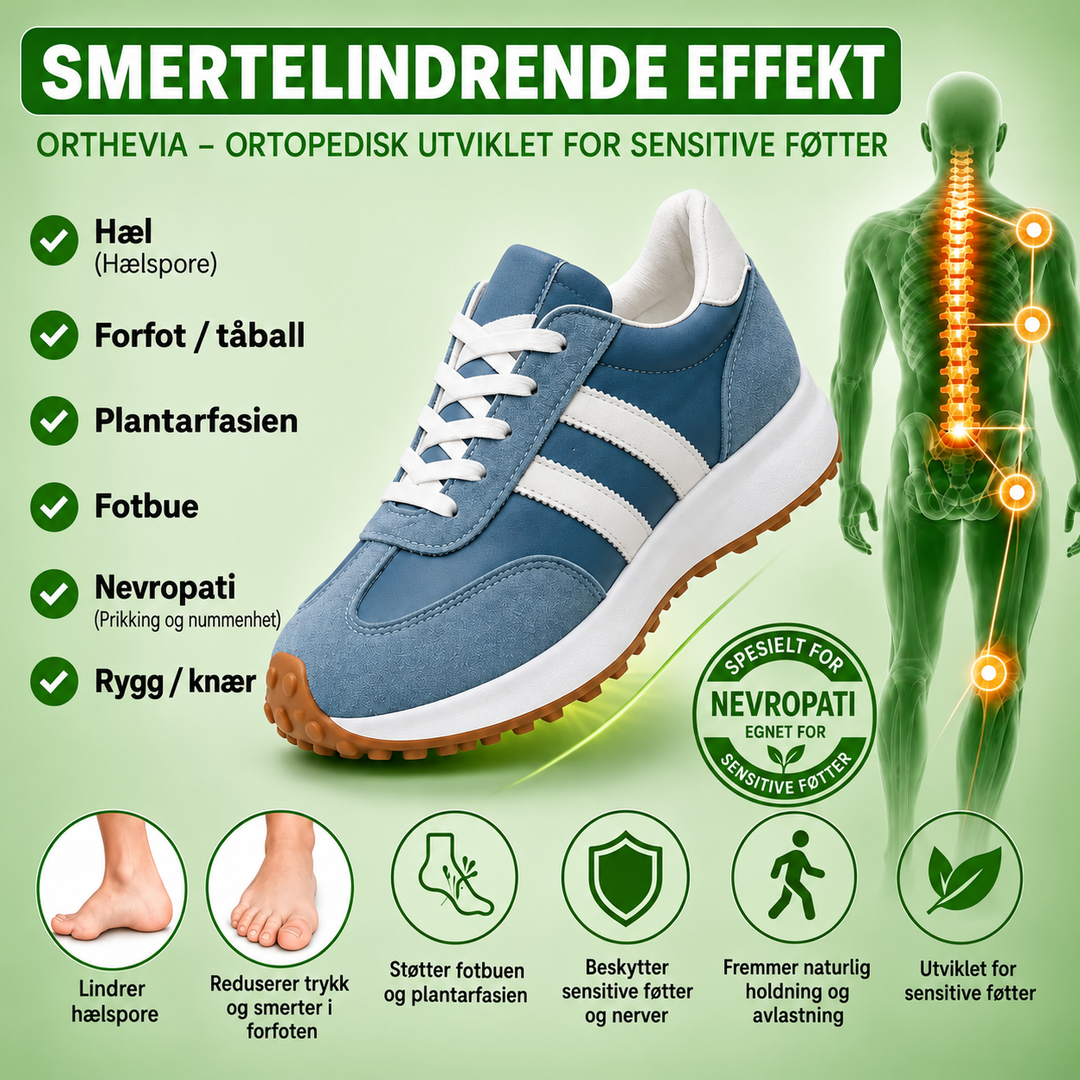Orthevia™ – Lettvekts Ergonomiske Ortopediske Sneakers