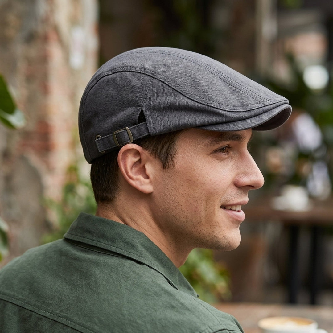 Ulrik™ – Strukturert Lav Profil Justerbar Flatt Caps
