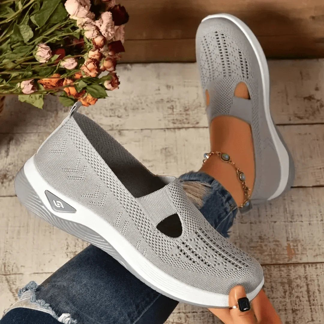 May™ – | Ortopediske Pustende Slip-On Sneakers
