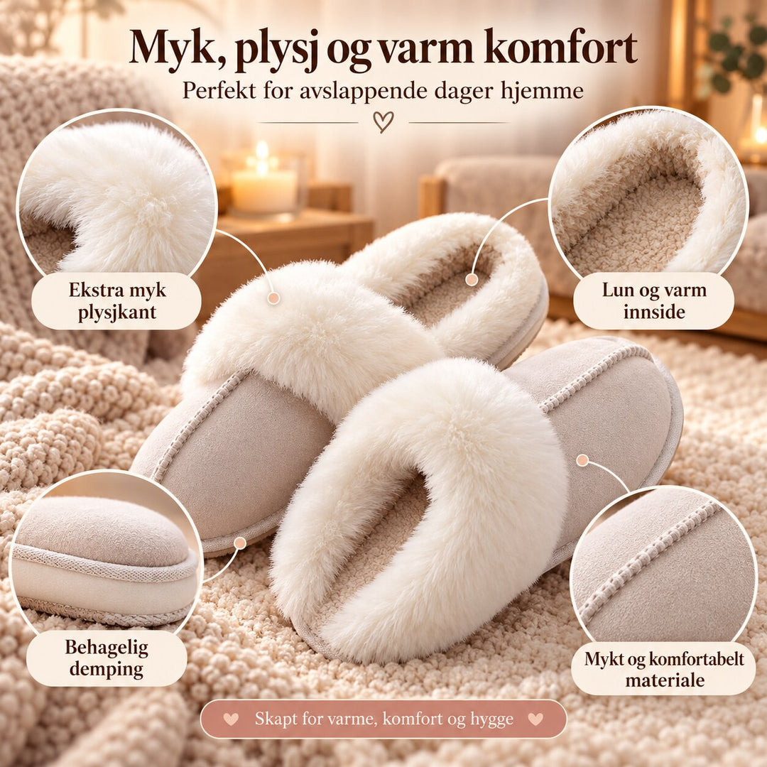 Coziva™ – Cozy Plush Pelskant Inneslippers