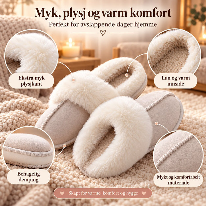 Coziva™ – Cozy Plush Pelskant Inneslippers