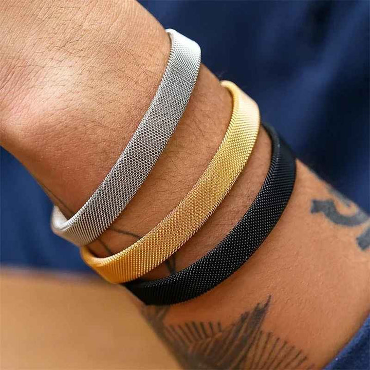 Aster™ – Strukturert Mesh Åpen Mansjettarmbånd
