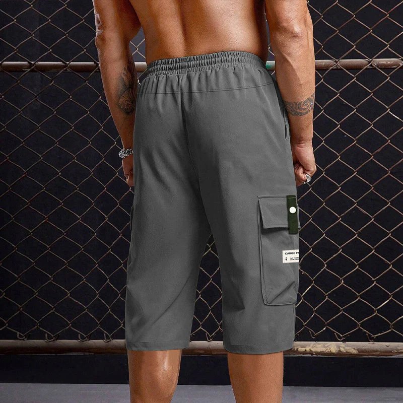Nathan™ – Cargo shorts med snor og sidelommer