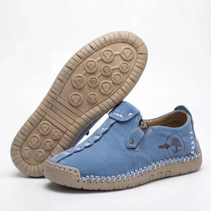 WideStep™ – Håndsydde Komfort Loafers med Sideslipp
