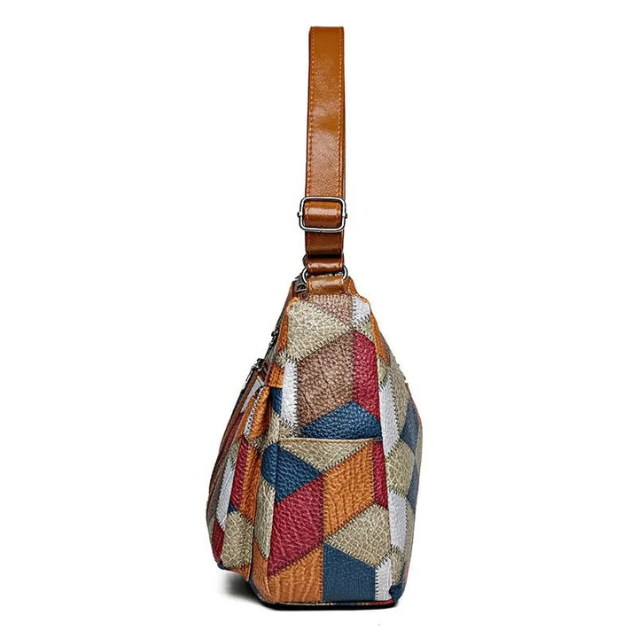 Elsie™ – Patchwork Crossbody Skulderveske