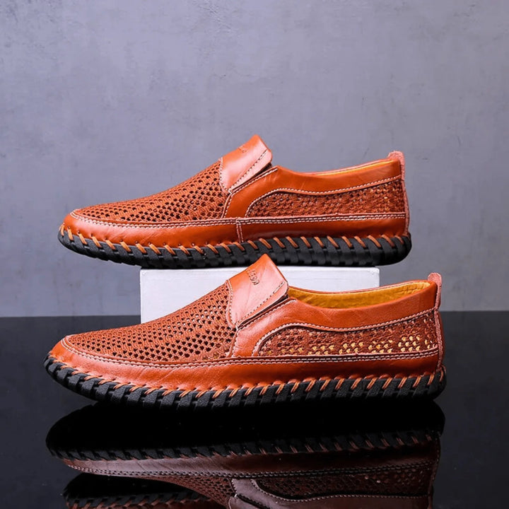 Frode™ – | Pustende Håndsydd Slip-On Loafers